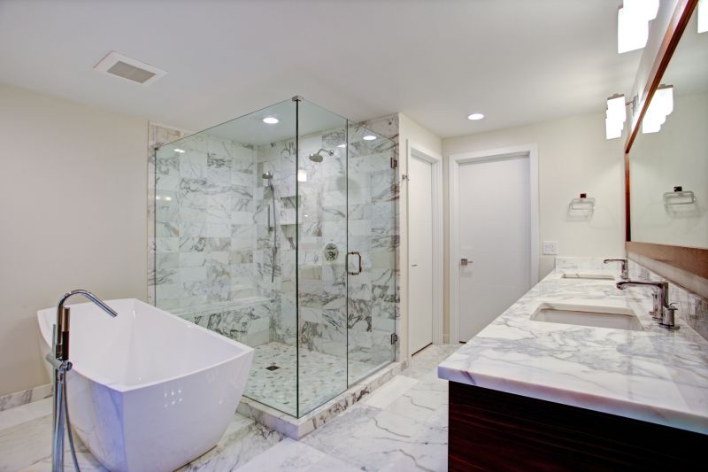 Elegant Shower Area Upgrade